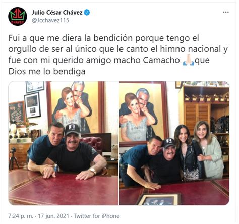 “querido ídolo” Julio César Chávez Dedicará A Vicente Fernández Su