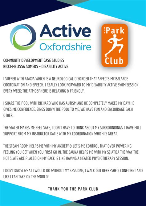 Community Development Case Studies Active Body Healthy Mind