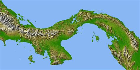 Panama Major Cities Map