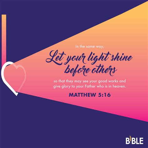 Matthew 516 Bible Verse Of The Day Biblemeal