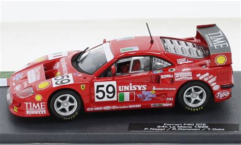 Coche Miniatura Ferrari F40 1 43 SpecialC 125 GTE No 1 6h Vallelunga