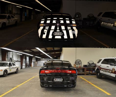 Police and Emergency Vehicle Ghost Chevrons Graphics with 3M Reflective ...