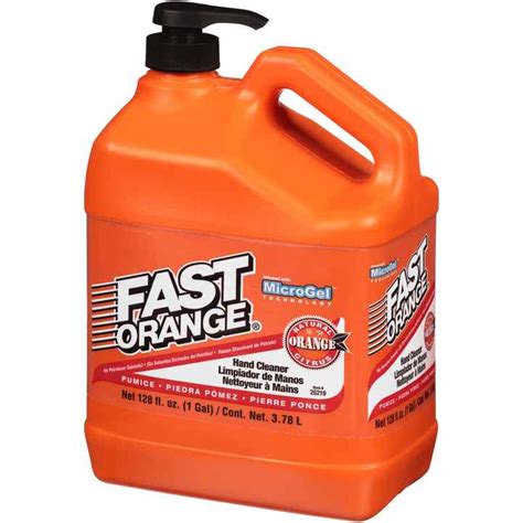 Fast Orange Fine Pumice Lotion Hand Cleaner Gal W Pump Permatex