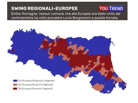 Elezioni regionali Emilia Romagna la mappa del voto città per città