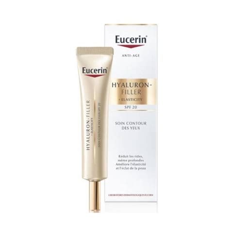 Eucerin Hyaluron Filler Elasticity Spf 20 Soin Contour Des Yeux 15ml Parapharmacie Pharmarket