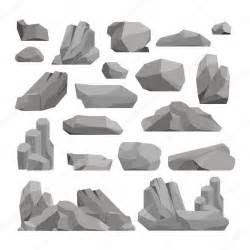 Ilustración de vectores de rocas y piedras Vector de Stock de adekvat