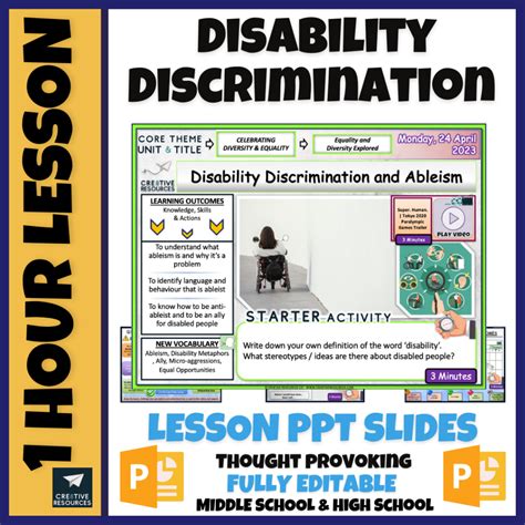 Cre Tive Resources Ableism And Disability Discrimination