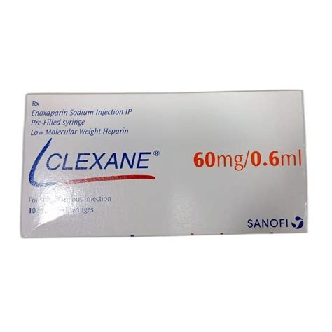 Clexane Enoxaparin Injection Mg Ml At Rs Piece Clexane