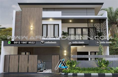 Desain Rumah X Meter Pemilik Ibu Mega Palembang Arsika