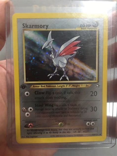 Skarmory First Edition Stamp Hobbies Toys Toys Games