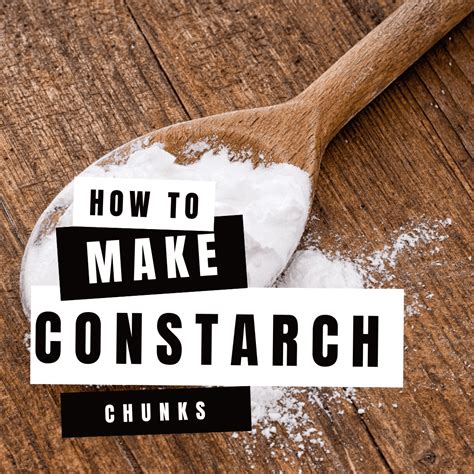 How To Make Cornstarch Chunks Fast 2 Easy Methods Cookteen