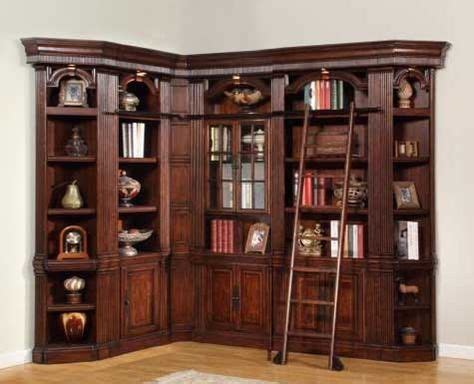 Bookcase With Glass Doors Bookcase Wall Glass Shelves Corner