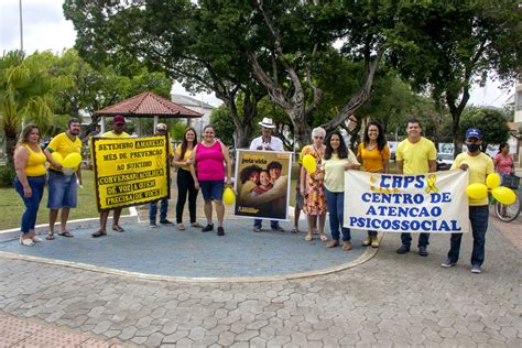 Baixo Guandu Realiza Passeata Em Conscientiza O Do Setembro Amarelo Pmbg