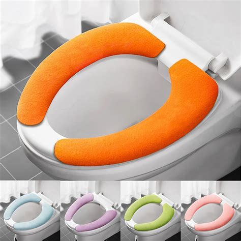 1 Pair Toilet Seat Mat Paste Toilet Sticker Toilet Seat Covers Toilet Cover Bathroom Mat