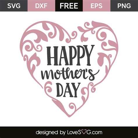 Happy Mother S Day Lovesvg