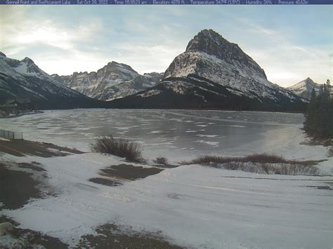 Many Glacier Webcam in Glacier National Park in Montana