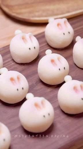 Mikis Food Archives Cute Bunny Mantou Aka Steamed Bun 可爱小白兔馒头｜清水馒头做法