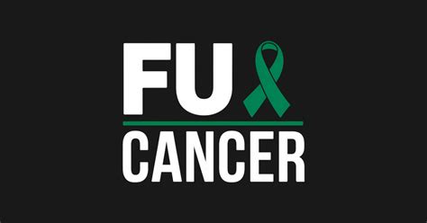 Fuck Cancer Lime Green Ribbon Non Hodgkin Lymphoma Awareness Lymphoma T Shirt TeePublic