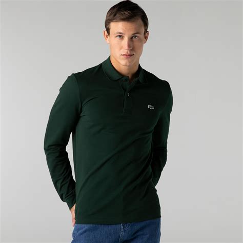 Lacoste Erkek Classic Fit Uzun Kollu L Ye Il Polo L Yzp Lacoste