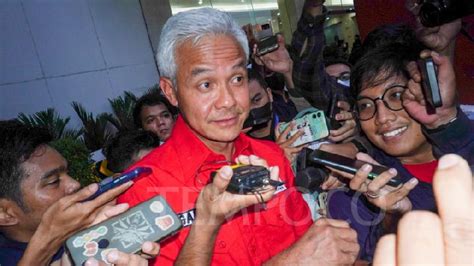 Kata Ganjar Pranowo Soal Elektabilitasnya Tertinggi Di Berbagai Survei