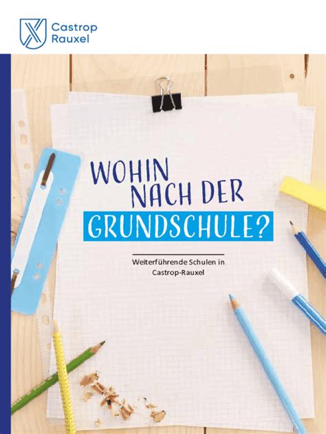 Ausfüllbar Online Auf welche weiterfhrende Schule nach der Grundschule