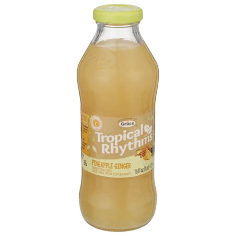 Grace Tropical Rhythms Pineapple Ginger Drink 16 Fl Oz