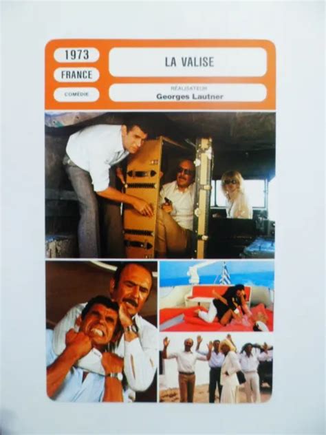 Carte Fiche Cinema 1973 La Valise Mireille Darc Michel Constantin Jean Pierre Ma Eur 2 50