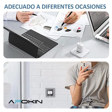 Comprar Cargador Red Entrada Usb A A Cable Lightning Apokin Pc L