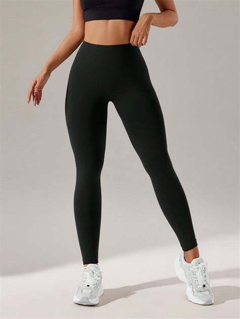 SHEIN Sport Seamluxe Leggings Deportivos Sin Costuras Para Mujer Moda