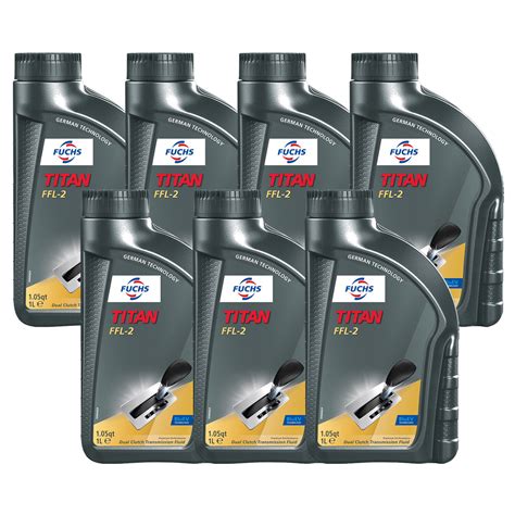 Fuchs 7 Liter TITAN FFL 2 Automatic Dual Clutch Transmission Fluid 7 X