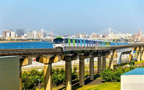 Linha do Monotrilho de Tóquio no Aeroporto Internacional de Haneda