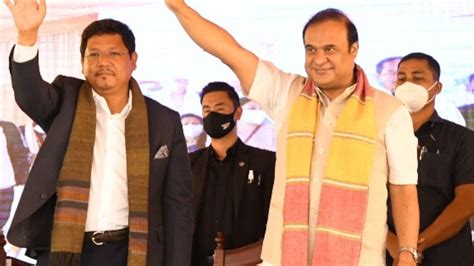 Assam Meghalaya Cms To Meet Amit Shah On Mar To Sign Agreement To