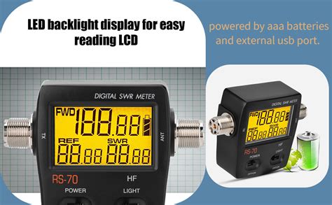 Digital Short Wave Standing Wave Meter W Portable Professional Watt