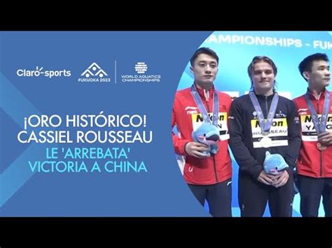 Oro histórico Cassiel Rousseau le arrebata la victoria absoluta a