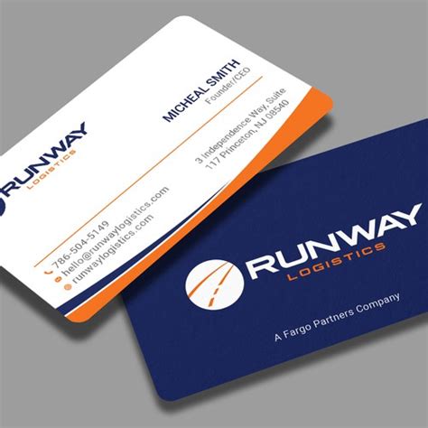 Designs | Runway Logistics Business Card | Business card contest