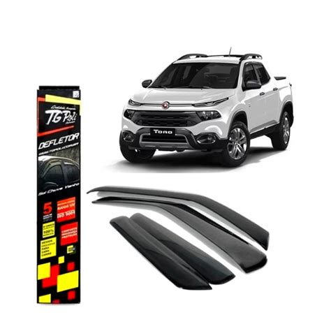 Calha De Chuva Defletor Fiat Toro A Tg Poli No Shoptime