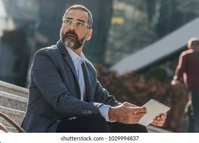 Portrait Dapper Mature Hairless Black Man Stock Photo 1928811767