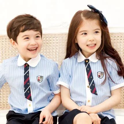 Wholesale Kid's School Uniforms 95% Cotton Summer Clothes Primary ...