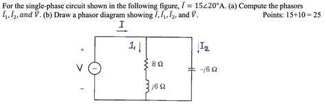 Solved For the single-phase circuit shown in the following | Chegg.com 