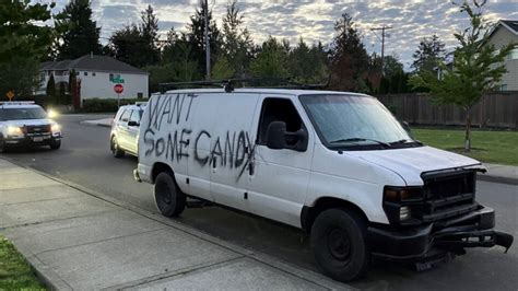 White Van With Suspicious Message On Side Found Abandoned King