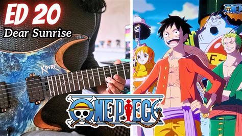 One Piece Ending Dear Sunrise Maki Otsuki Guitar Cover Youtube