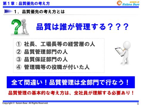 品質とは？品質管理とは？品質優先の考え方や顧客の3つの要求を解説 カイゼンベース Kaizen Base