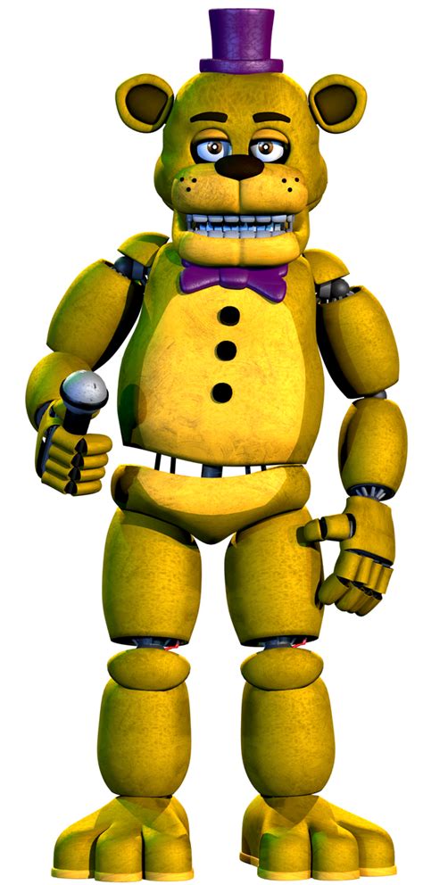 Fredbear Model Based Off Ucn By Jackfazbeargames On Deviantart