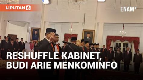 Jokowi Resmi Reshuffle Kabinet Budi Arie Setiadi Jadi Menkominfo