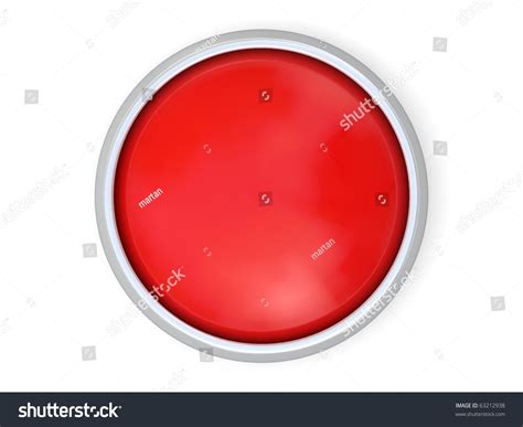 3d Red Button Isolated On White Stock Illustration 63212938 Shutterstock