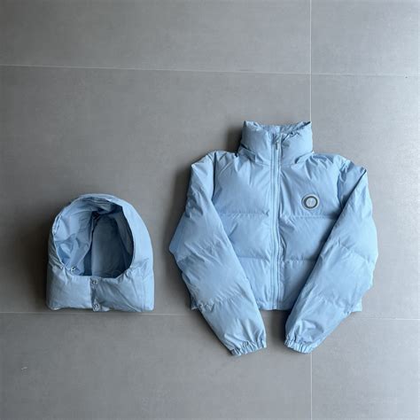 Trapstar Irongate Jacket Detachable Hood Baby Blue Woman Y K Supplier