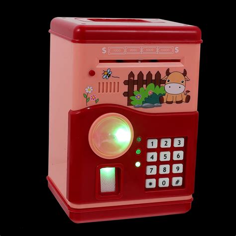 Safe Toy Plastic Money Bank Small Coin Fun Safes Tabletop Decor Piggy