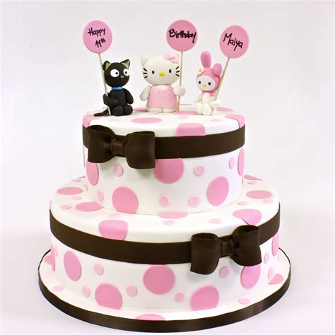 Hello Kitty And Friends Cake Birthday Cake Desserts