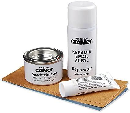 Cramer Reparatur Set F R Keramik Emaille Acryl Manhattan Grau