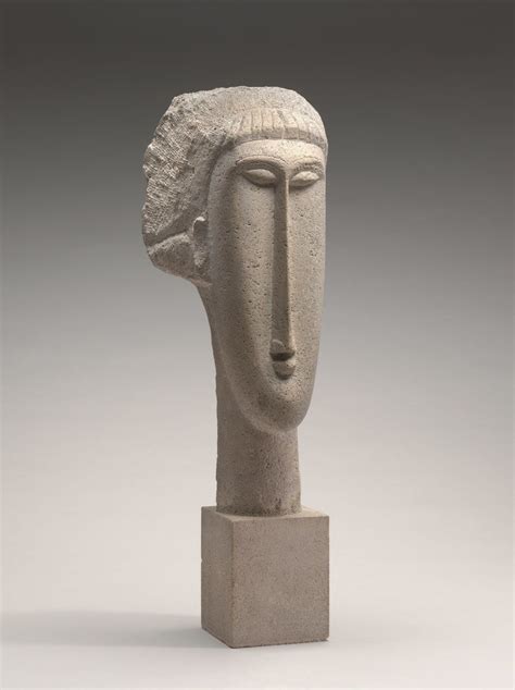 Amedeo Modigliani Head Of A Woman Courtesy Of The National